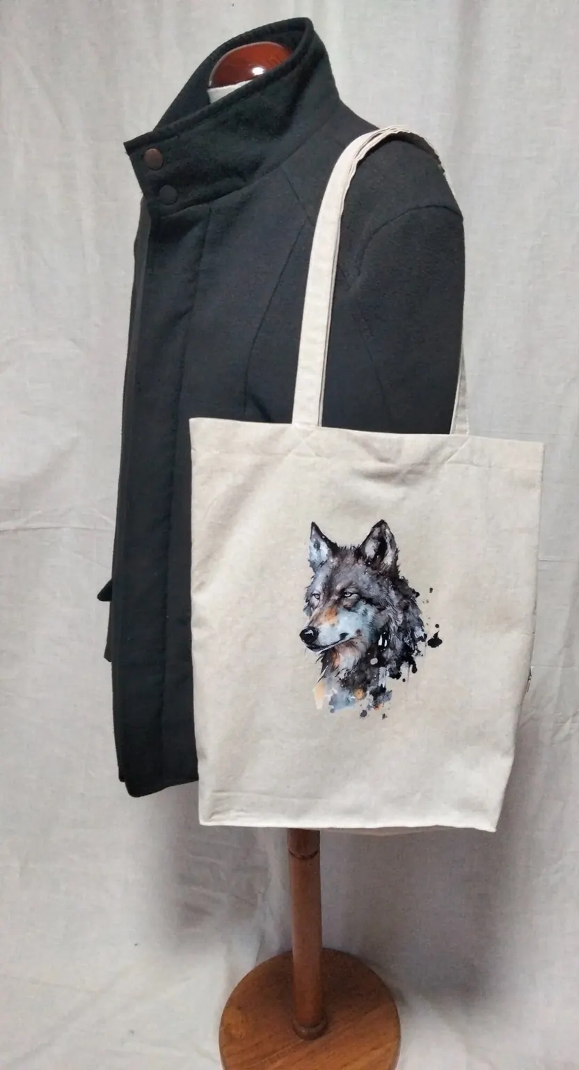 Tote personalizada lobo